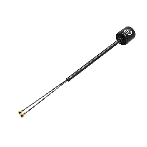 O3 Dual Antenne, 5,8 GHz, Länge 170 mm, UFL/IPEX-Schnittstelle, angepasst an O3-Lufteinheit, Zubehör für Runcam-kompatibles DJ I O3 (1 Stück, Schwarz-O3)