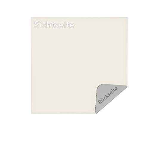 Blechzuschnitt aus verzinktem Stahlblech 0,75 mm farbbeschichtet in RAL 9010 (Reinweiß) - einseitig mit Schutzfolie - 40 x 50 cm (400 x 500 mm)