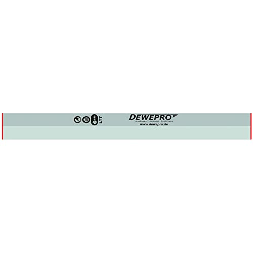 DEWEPRO® Aluminium Trapez Kartätsche - Abziehlatte - Richtscheit - Putzlatte - Kardätsche - Länge: 100cm / 1m