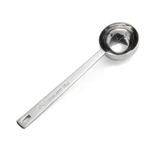 1 Stück Kaffeelöffel Portionierer,Kaffeelot,Edelstahl Coffee Scoop,Lang 30g Dosierlöffel,Kaffeemesslöffel,Kaffeeportionierer,Kaffeepulver,Kaffelöffel Löffel,Measuring,Spoon,Zuckerlöffel Kaffee