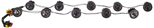 HELLA - LED-Tagfahrleuchtensatz - LEDayFlex - 12/24V - rund - Einbau - Lichtscheibenfarbe: glasklar - Kabel: 120mm - Fahrzeugfront - Satz - 2PT 177 696-701
