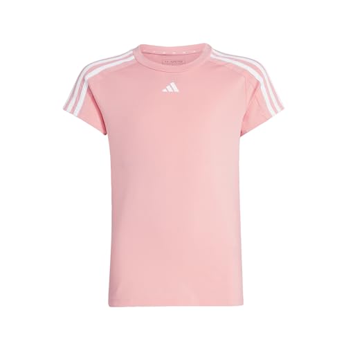 adidas Train Essentials AEROREADY 3-Streifen Slim-Fit Training T-Shirt, Recycelter Polyester, Rosa