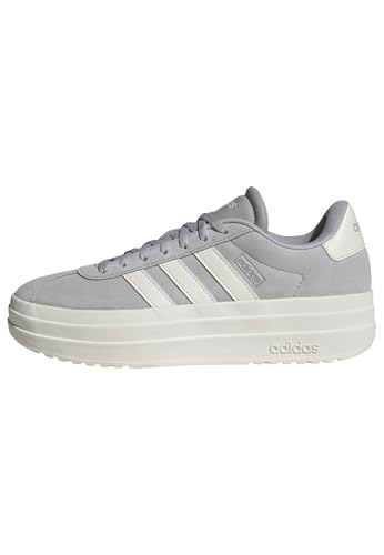 adidas Damen VL Court Bold Shoes Schuhe, Grey Two/Off White/Core White, 38 2/3 EU