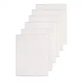 Meyco Baby Musselin Mullwindeln - Uni White - 70x70cm - 6er Pack