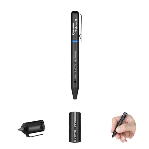 OLIGHT OPEN Mini 2 Multifunktionaler Kugelschreiber und Bleistift, schwarze Tinte, geeignet für Büro, Geschäft, Outdoor (Schwarz)