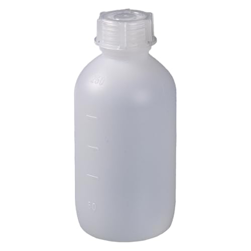 Bürkle HDPE Allzweckflasche mit PP Ventil und Skala, 500ml Kapazität