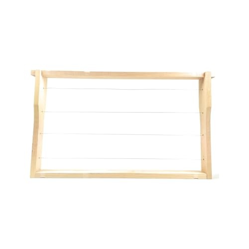 20xDNM Rähmchen mit Hoffmann Seiten aus LINDENHOLZ fertig montiert waagerechte Drahtung, Europa- Qualität, mit Edelstahldraht und Messingösen 394 x 223 mm geleimt und getackert