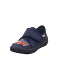 Superfit Jungen BILL Hausschuhe, BLAU/ROT 8000