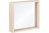 Rayher 62840505 Holz-Rahmen zum Stellen, natur, 16 x 22 x 3,5 cm, Massivholz mit doppelter Acrylscheibe, Bilderrahmen, Fotorahmen, Holzrahmen FSC zertifiziert, groß