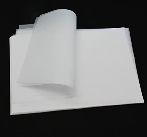 Transparentpapier 110g/qm DIN A4 50 Blatt zum Bedrucken Premium Bastelpapier, Pauspapier, Pergamentpapier, Architektenpapier für Grußkarten, Namensschilder, Laternen, Dekorieren