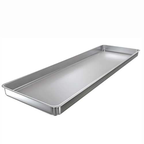 GGM Gastro | SPRB824 | Ausstell-/Auslageblech mit Rand - 80 x 25 x 4 cm