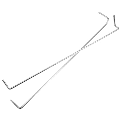 KICHOUSE 1Paar Robuste Stecktafel Haken Metall Display Haken für Supermarkt Vielseitige Präsentation für Möbelgeschäfte Langlebige Konstruktion für Ausstellungen Flexible