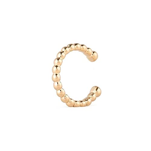 Brandlinger ® Ear Cuff Silber 925 (1 Stück). Ohrklemme gold. Schmuck Damen vergoldet mit 18 Karat (Silber und Gold) für Frauen und Mädchen.