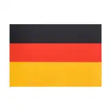 ROCK FOXX. COM EM 2024 Fußball Autofahne 15x10 cm Etikett Car Label Verschiedene Länder Nationalmannschaft Flag Banner National Soccer Team (Deutschland)