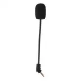 Ersatz Game Mikrofon für Kingston Cloud Revolver/HyperX Cloud Revolver S Gaming Headsets, Gaming Mikrofon mit Geräuschunterdrückung, Vergoldeter 3,5 mm Stecker