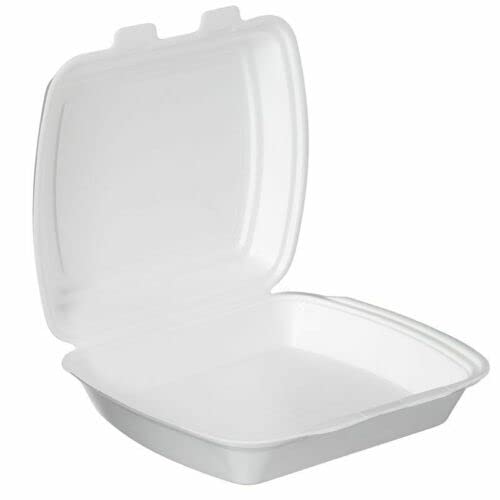 Generisch 1-PACK Menüboxen Klappboxen 240x207x69mm geschäumt, einteilig, 200 Stück (200)