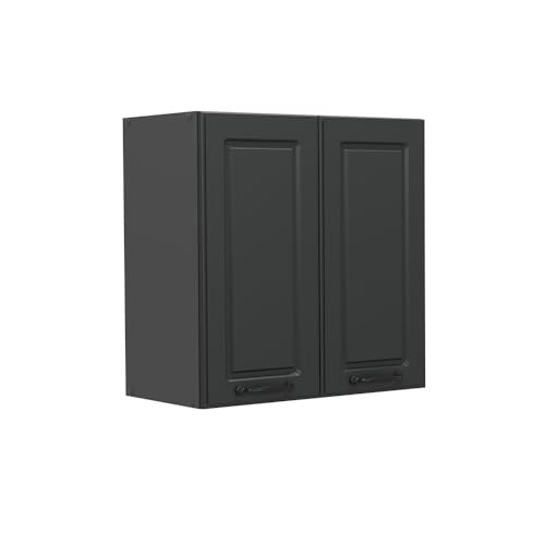Vicco Hängeschrank R-Line, hängender Küchenschrank, Anthrazit Landhaus, 60 cm