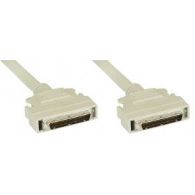 InLine 15514 SCSI-Kabel 2 m – SCSI-Kabel (2 m, männliche Stecker/männliche Stecker, 50 Pin Mini Sub D)