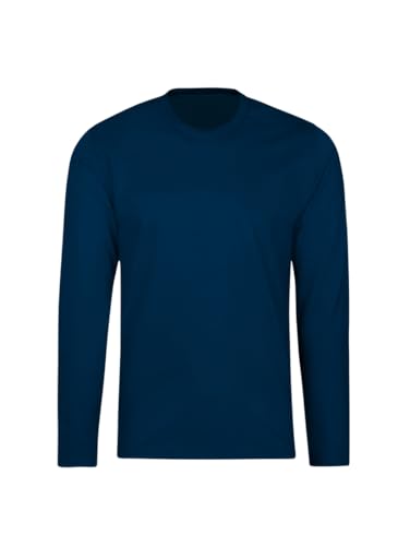 TRIGEMA Herren 636501 Langarmshirt, Night-Blue, Large