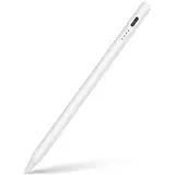 Pencil 2. Generation für iPad (2018-2024), Stift für iPad mit Schnelle Aufladung, Neigungserkennung, Palm-Ablehnung. Stylus Pen für iPad 10/9/8/7/6, Mini 6/5, Air 5/4/3, Pro 11''/12,9'' (Weiß)