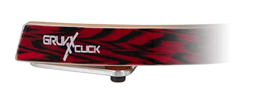 Gruv-X X-Click, Red Onyx, erweiterter Cross-Stick-Sound, revolutionäres Design, verstärkt tiefe Frequenzen