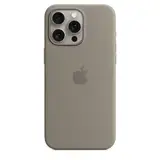 Apple iPhone 15 Pro Max Silikon Case mit MagSafe – Tonbraun 