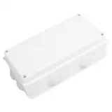 Abzweigdose Wasserdicht, Verteilerdose Außen Wasserdicht, ABS Abzweigkasten Weiß, aufputz Elektrische Box Anschlussdose, Verteilerkasten Kabelanschlussdose, 200 x 100 x 70 mm