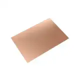 Xuulan Reines Kupferblech PCB, einseitig kupferkaschierte Platte, Laminat-Leiterplatte, DIY-Kit, 5 x 10 cm, universelle Platinenstärke: 1,4 mm