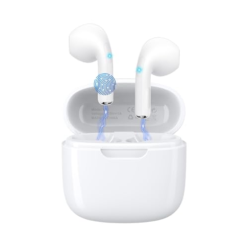 Bluetooth Kopfhörer, Kopfhörer Kabellos Bluetooth 5.4 In Ear Kopfhörer mit 6 ENC Noise Cancelling Mikrofon, 50 Std Spielzeit HiFi Stereo Tiefer Bass, Herausragender Sound, IP7 Wasserdicht Ohrhörer