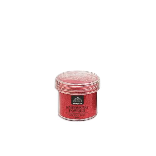 Stamperia WY06 Embossing Powder, Holiday Red, 4 x 0,5 x 4 cm