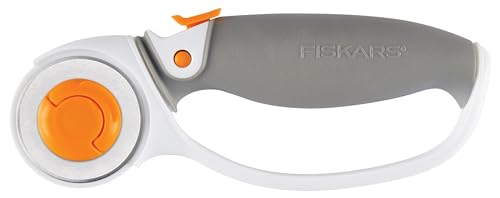 Fiskars 195240-1001 Titanium Easy Blade Change Rollschneider, 45 mm