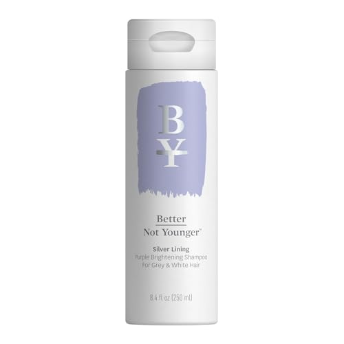 Better Not Younger Silver Lining Purple Brightening Shampoo for Unisex 8,4 oz Shampoo