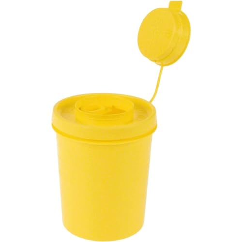 Servobox Sicherheitscontainer Kleinmodell mit Deckel - Entsorgungsbox für Spritzen & Kanülen (1 x 1 Stk.)