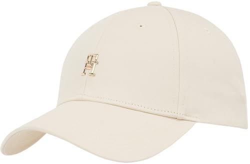 Tommy Hilfiger Damen Cap Elevated Chic aus Baumwolle, Beige (Sugarcane), Einheitsgröße