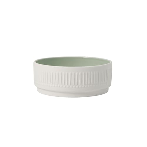 like. by Villeroy und Boch it's my home Pflanzschale Blossom mineral, großzügig gestaltetes Gefäß zum Bepflanzen, Premium Porzellan, grün, weiß