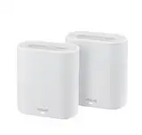 ASUS ExpertWiFi EBM68 2er Set Tri-Band WiFi 6 Mesh WiFi System (bis zu 5 SSIDs, benutzerdefiniertes Gästeportal, 2,5 Gbit/s Port, Netzwerksicherheit auf Enterprise-Niveau, einfache Verwaltungs-App)