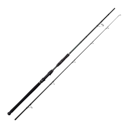 Madcat Black Deluxe 340cm 100-250g - Wallerrute zum Ansitzangeln, Rute zum Wallerfischen, Welsrute zum Abspannen, Angelrute für Waller, Stellfischrute