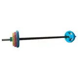 Sport-Thieme Langhantel Set Pump | Schneller Scheibenwechsel | 20 kg Gewichtsscheiben | Bodenschutz | Individuelles Training möglich