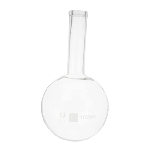 OKUMEYR 1stück Rundboden Kochkolben Aus Glas Hitzebeständig Elegantes Design Für Experimente Und Laboranwendungen Premium-qualität Transparenter Wissenschaftsflask