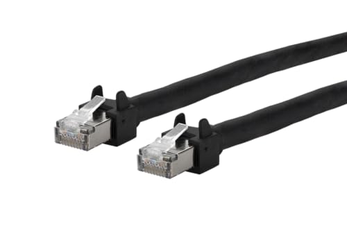 METZ CONNECT Patchkabel 6kV Flex500 Outdoor 3,0 m schwarz