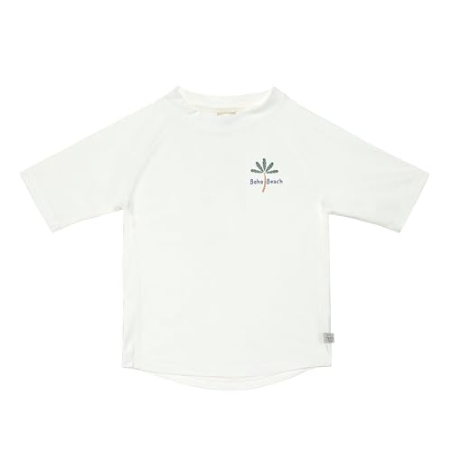 LÄSSIG Baby Kinder Schwimmshirt Badeshirt kurzarm mit UV-Schutz/Short Sleeve Rashguard Palms nature, 25-36 Monate, Größe: 98