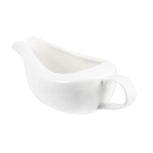Safteimer aus Keramik milch flasche milchkocher schnapsflaschen bestecke Keramikware Kaffee Milch Kaffeeserver Porzellan Sahnekännchen Topf Sirupspender Espresso-Creme-Tasse Weiß Cabilock