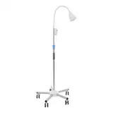 21W 360 Rotation LED chirurgische Prüfungsleuchte,Höhe 1.3-1.6m Mobile Chirurgische Medizinische Untersuchung Lichtlampe,Weiß Licht Untersuchungsleuchte