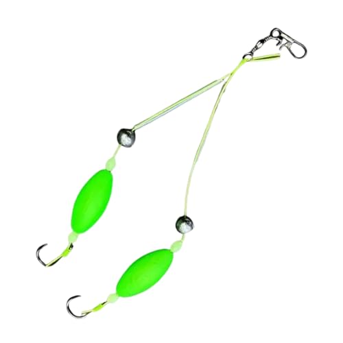 Doppelhaken Reverse Bottom Rig, Doppelhaken Zum Angeln, Robuste Ausführung, Verhedderungssicheres Split-Haken-Design, Für Forellenangeln Und Vielseitige Angelabenteuer