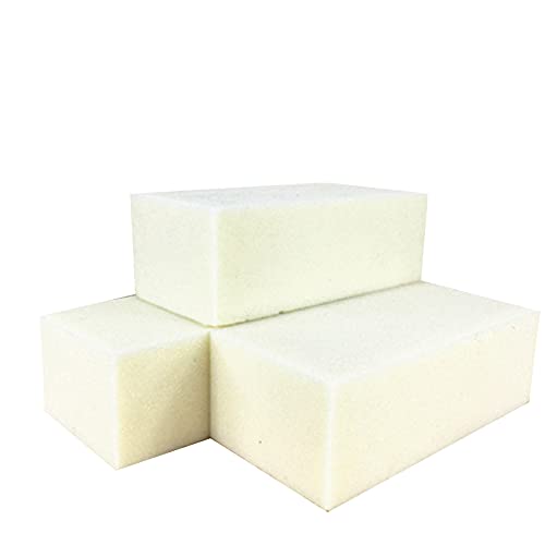 3 Stück Blumensteckschaum 22,5 x 10,5 x 7 cm Blumensteckmasse Steckschaum für Kunstblumen Steckschwamm Steckmoos für Blumen Steckmasse zum Basteln Trockenblumenschaum für Basteln Hochzeit Deko (Weiß)
