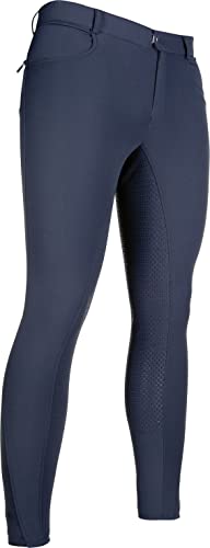 HKM Herren Reithose-12583 Hose, 6900 Dunkelblau, 52