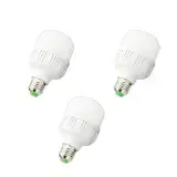 JANDEI - 3 x LED Glühbirnen mit Sensor 15W E27 3000K warmweiß für Deckenleuchten, Lichtsysteme, dekorative Wandleuchten, Tischleuchten.