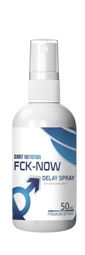 FCK-NOW Delay Spray hochdosiert - Verzögerungsspray extra stark für den aktiven Mann der Spaß bevorzugt – länger durchhalten– bessere Leistung vorprogrammiert, 50 ml