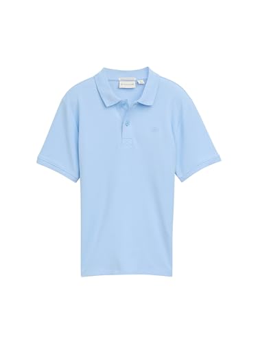 TOM TAILOR Jungen 1048201 Poloshirt, 32245 - Washed Out Middle Blue, 152 EU