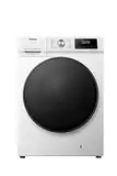 Hisense WFQA7014EVJM Waschmaschine mit Dampffunktion/ 7 kg /AquaStop/ 1400 U/min /15 Programme/ Inverter PowerDrive Motor/Edelstahltrommel/Kindersicherung/Trommelreinigung/Weiß